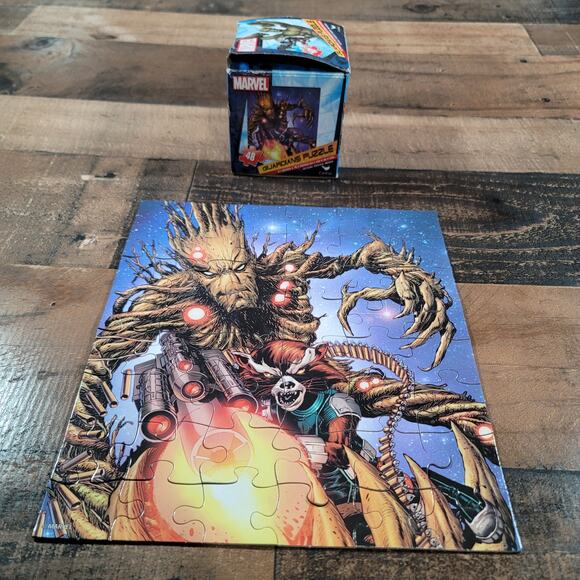 Marvel Iron Man 3 Puzzles set of two and a marvel guardians Puzzle - Picture 3 of 11